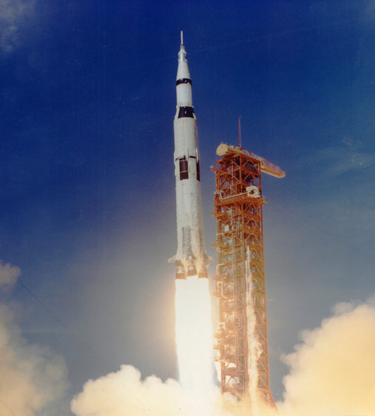 Apollo 11 Launched Via Saturn V Rocket