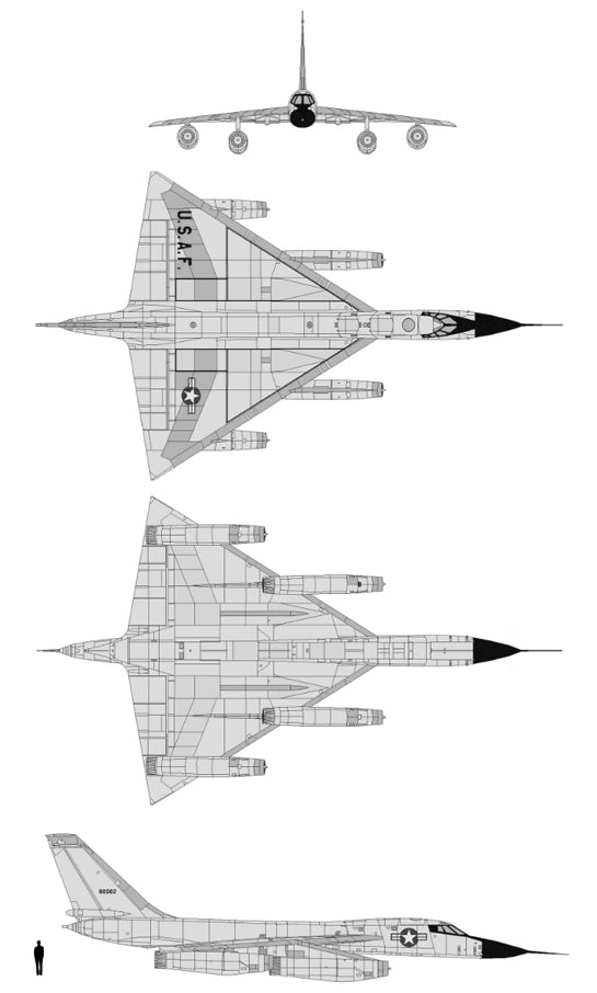Convair B 58 Hustler Schematics