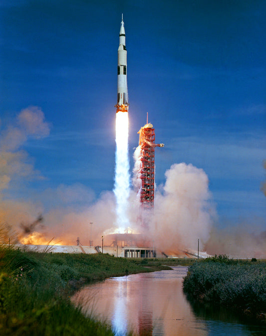 Launch Of Apollo 15 Saturn V