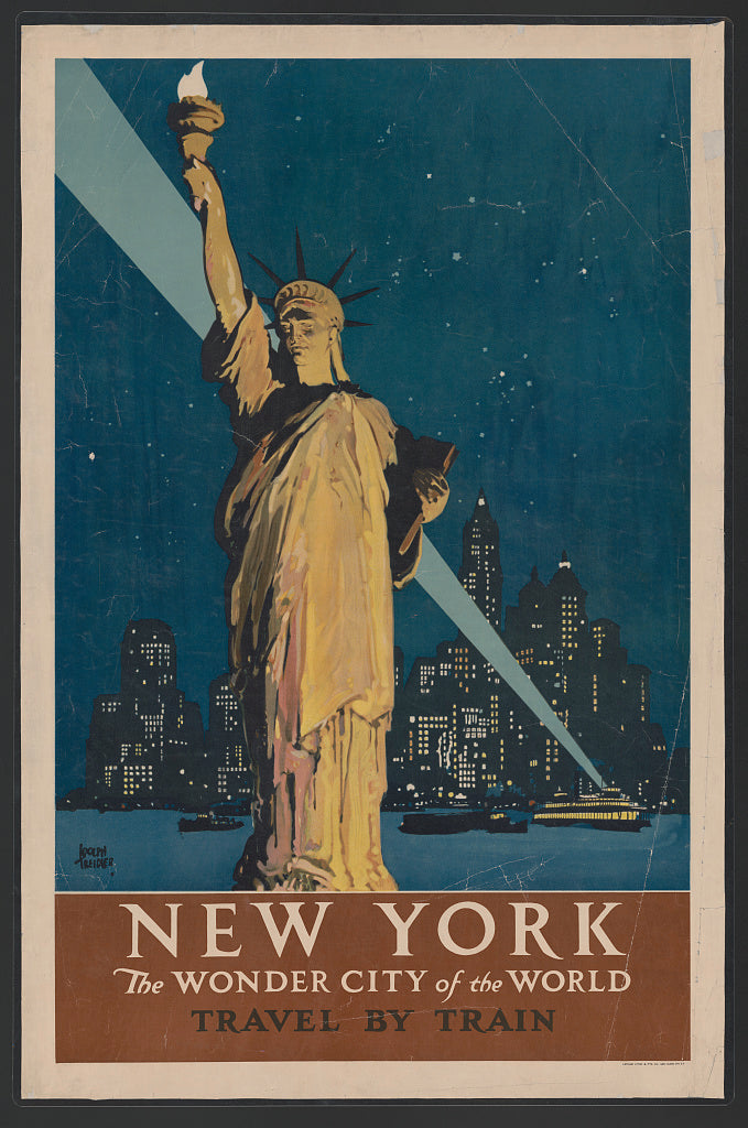 1927 Nyc Travel Poster